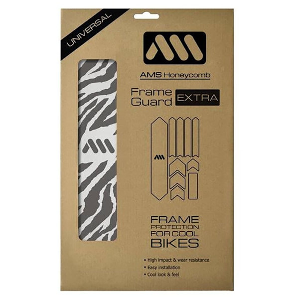 All Mountain Style Frame Guard Extra Stickers Honeycomb Hvid