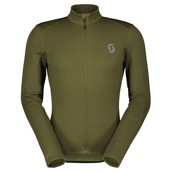 Scott Gravel Warm Merino Pitkähihainen Trikoo Vihreä XL Mies