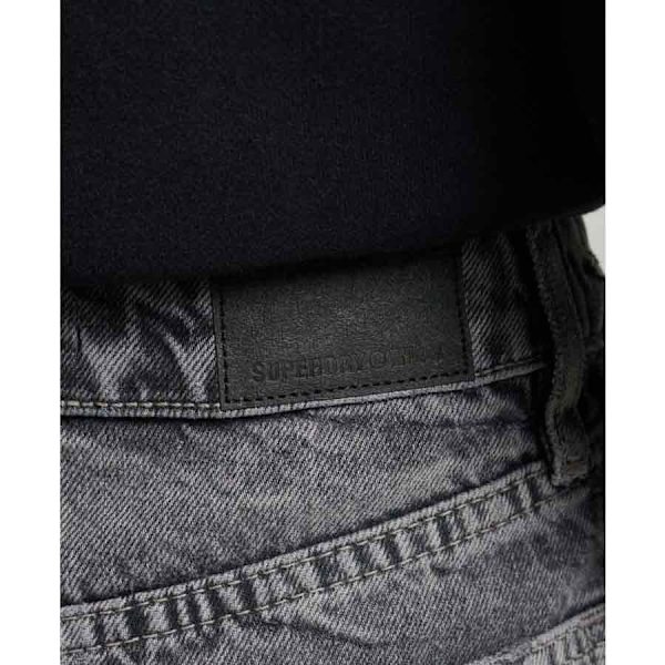 Superdry Kjol Vintage Denim Mini Grå 32 Kvinna