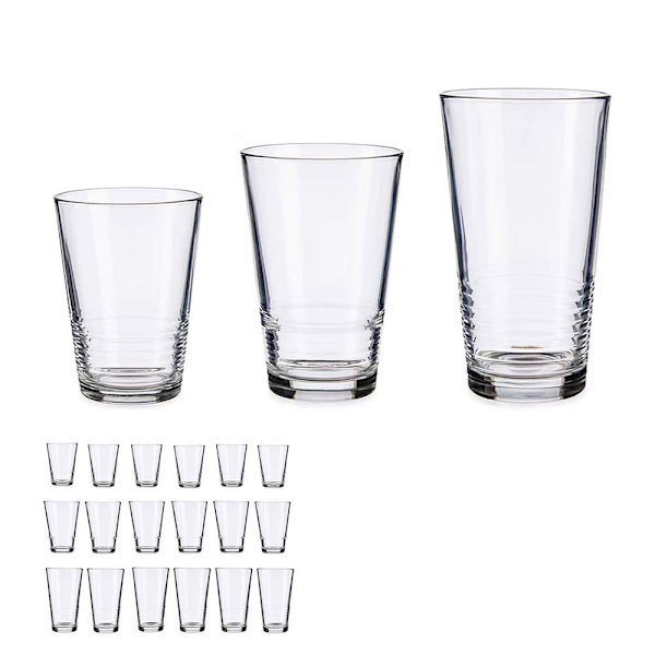 San Ignacio X Vivalto Lines Glassæt 18 Enheder Transparent