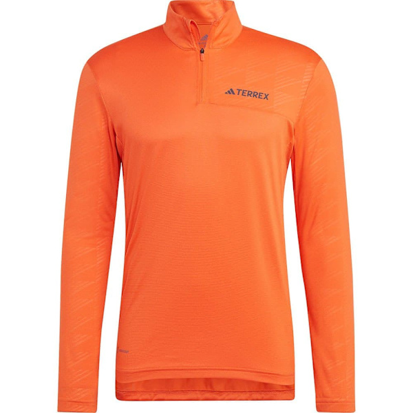 Adidas Långärmad T-shirt Mt Orange M Man