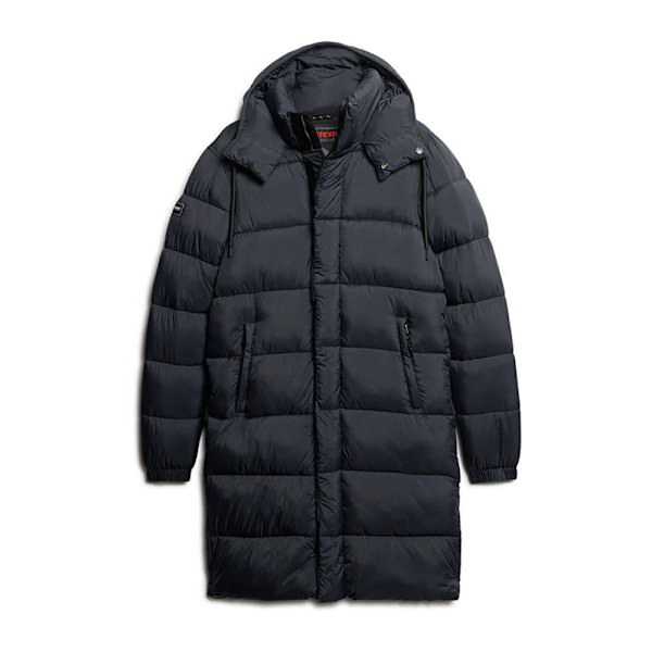 Superdry Rips Longline Pufferjakke Grå 2XL Mand