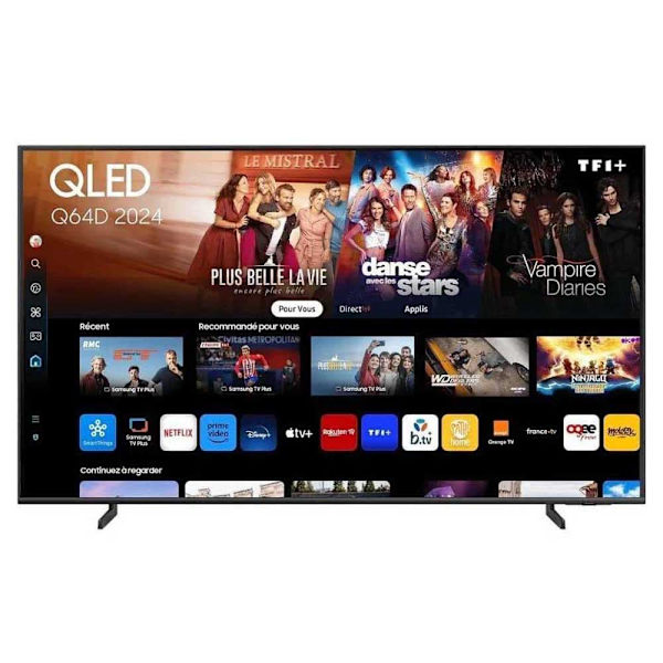 Samsung Q64d Tq55q64dau 55´´ 4k Qled Tv Grå