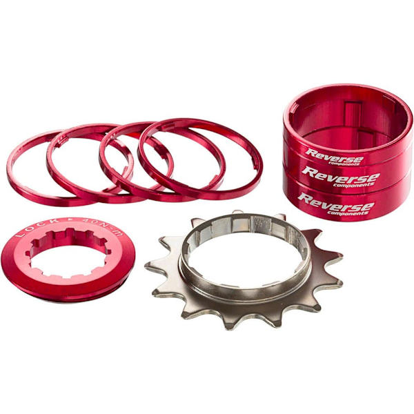 Reverse Components Single Speed Kit Röd 13t