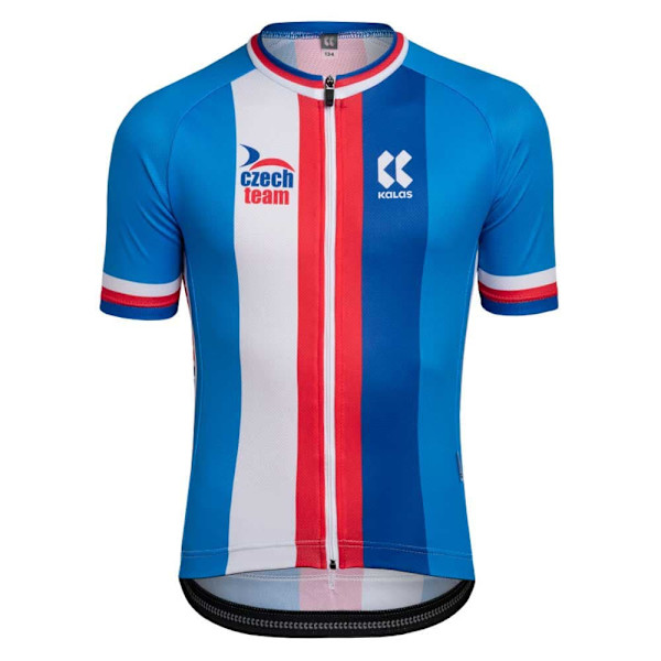 Kalas Czech Team Korta ärmar Cykeltröja Flerfärgad 10 Years