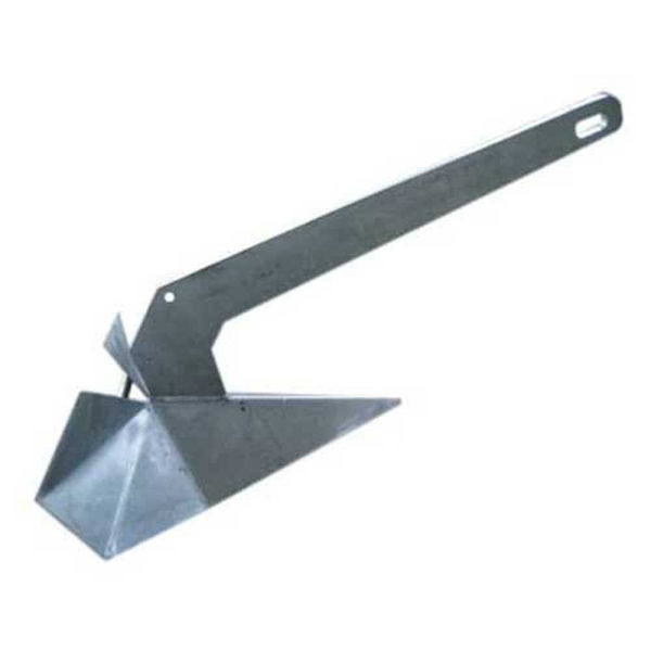 Euromarine Galvanoitu Ankkuri Delta Hopeinen 10 kg