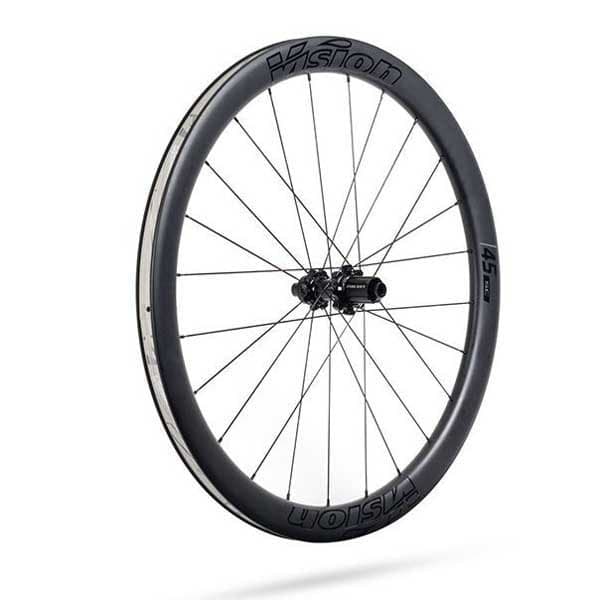 Vision Sc45 Cl Disc Tubeless Maantiepyörän Pyöräsarja Hopeinen 12 x 100 / 12 x 148 mm / Shimano/Sram HG