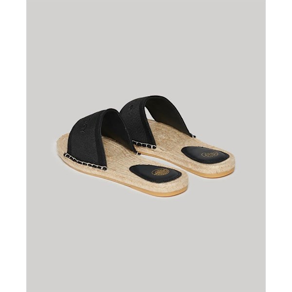 Superdry Canv Overlay Espadriller Svart EU 38 Kvinna