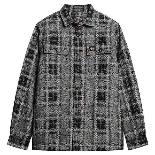 Superdry Overshirt Wool Miller Grå L Mand