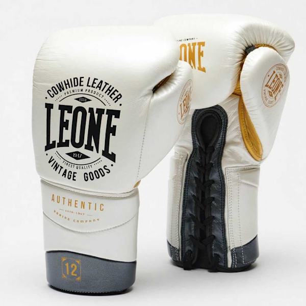 Leone1947 Boksehandsker I Kunstlæder Authentic 2 Hvid 10 oz