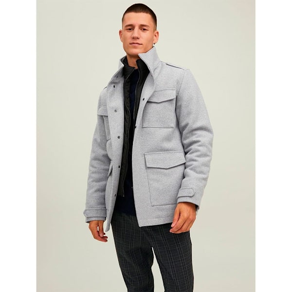 Jack & Jones Jakke Blaparker Wool Field Sn Grå S Mand