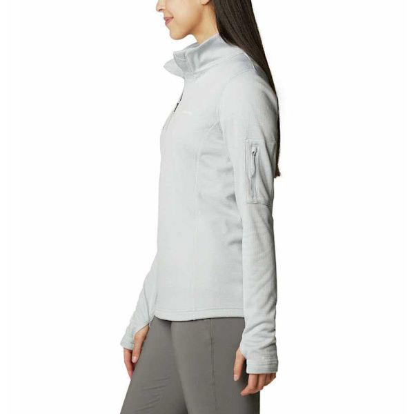 Columbia Puoliksi Vetoketjullinen Fleece W Park View™ Grid Harmaa XL Nainen