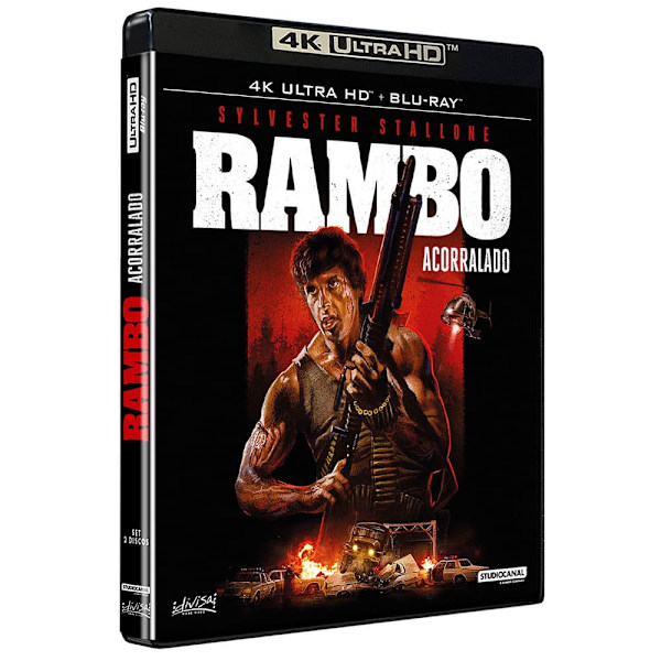 Divisa Rambo: Acorralado 4k Blu-ray Espanjalainen