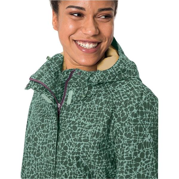 Vaude Takki Rosemoor Aop Vihreä 40 Nainen