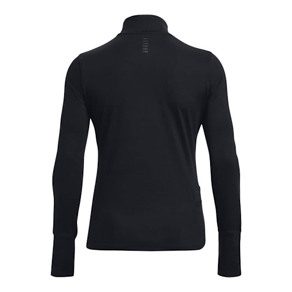 Under Armour T-shirt Med Halv Lynlås Qualifier Run Sort M Kvinde