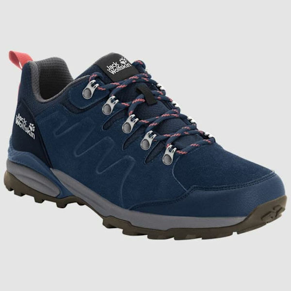 Jack Wolfskin Shoes Refugio Texapore Low Vandringsskor Blå EU 40 Kvinna