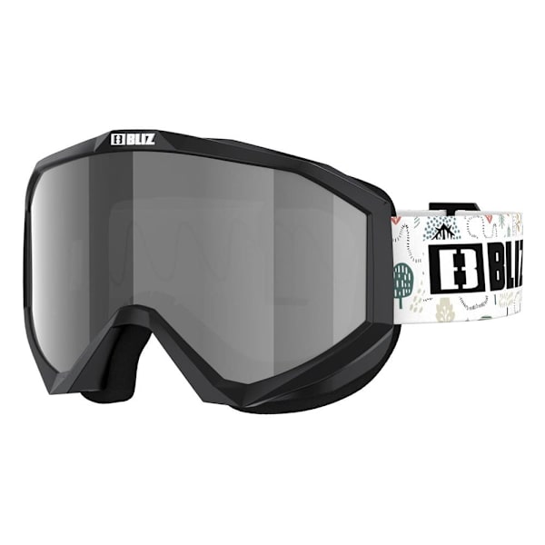 Bliz Liner Jr Skibriller Sort Brown&Silver Mirror/CAT3