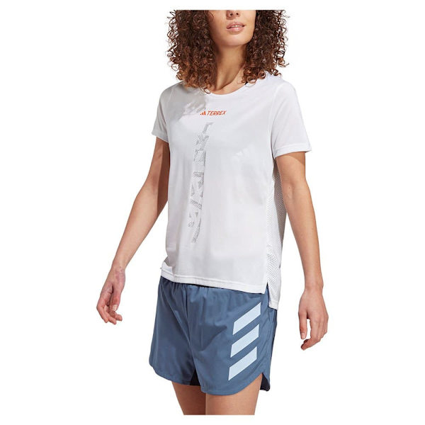 Adidas Kortærmet T-shirt Agr Hvid L Kvinde