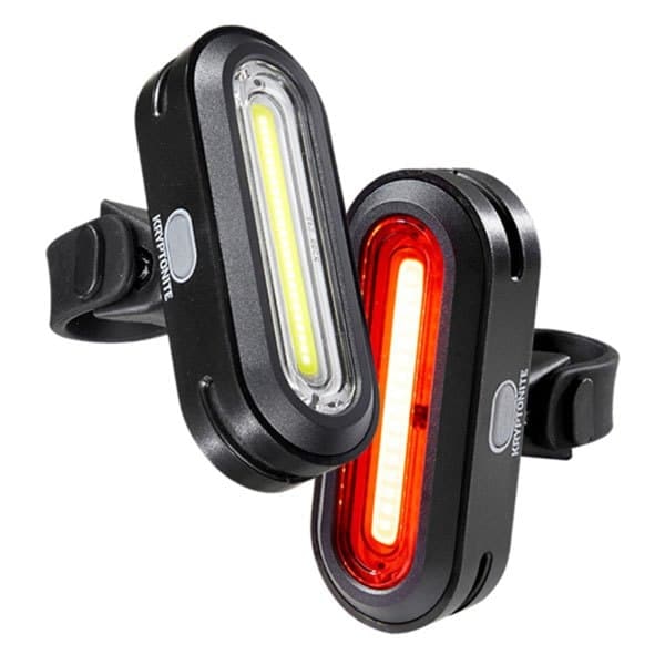 Kryptonite Lys Sæt Avenue F-150 Cob+avenue R-75 Cob Sort 150/75 Lumens