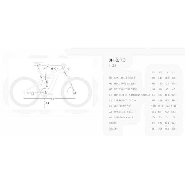 Bh Spike 1.0 29´´ 2023 Mtb Cykel  M