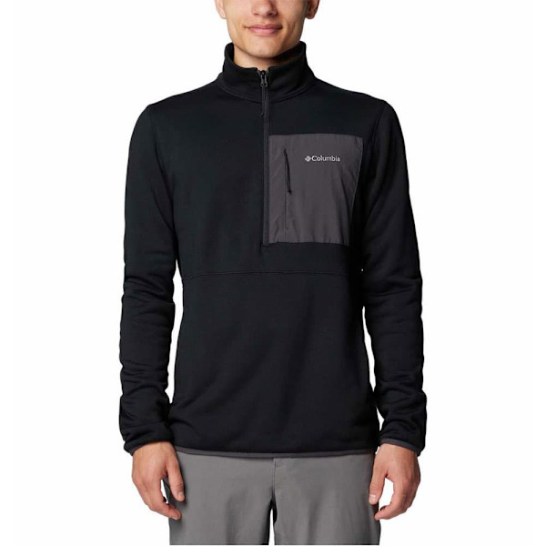 Columbia Hike™ Ii Fleecejakke Med Halv Lynlås Sort S Mand