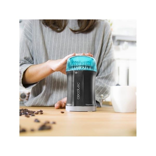 Cecotec 200 Mill Titanmill Elektrisk Kaffekvarn Blå One Size / EU Plug