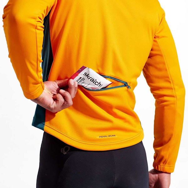 Pearl Izumi Langærmet Trøje Quest Amfib Gul,Blå 2XL Mand