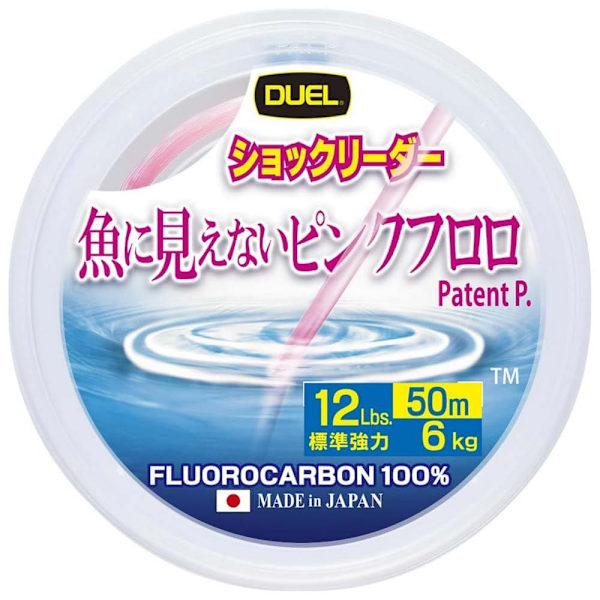 Duel Fluorokarbon Fish Cannot See Pink 50 M  0.870 mm