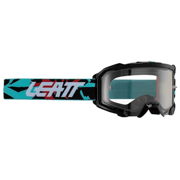 Leatt Velocity 4.5 Offroad-briller Med Roll-off-system Sort Clear/CAT3