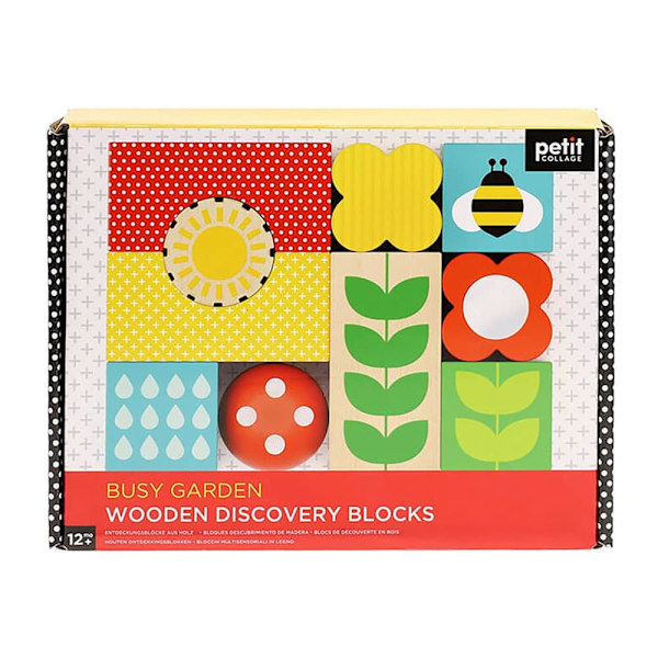 Petit Collage Upptagen Trädgård Discovery Blocks Guld