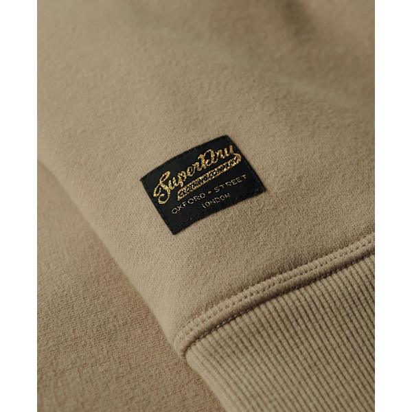 Superdry Langærmet Kort Kjole Luxe Metallic Logo Hood Grå 2XS-XS Kvinde
