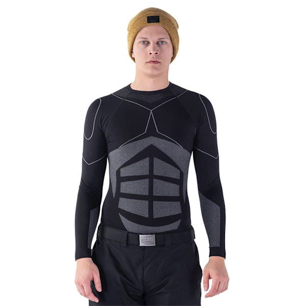 Magnum Langærmet Basislag Jupiter Sort 2XL Mand