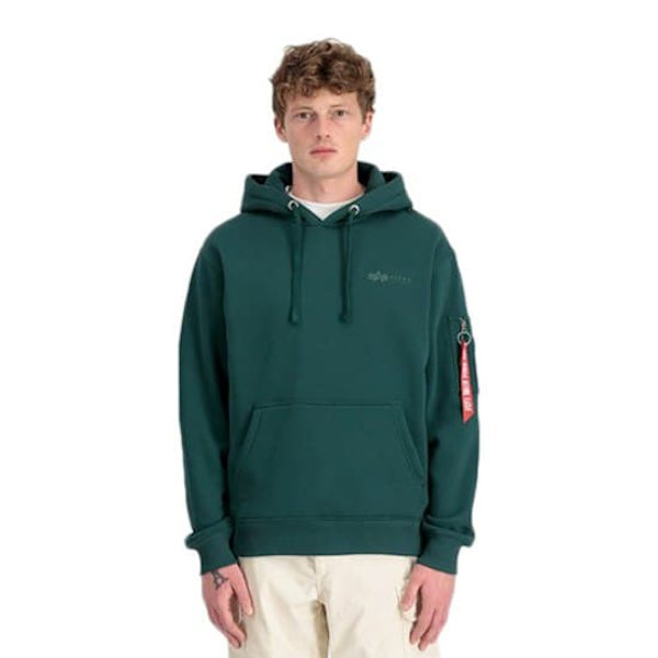 Alpha Industries Air Force Hættetrøje Grøn XL Mand