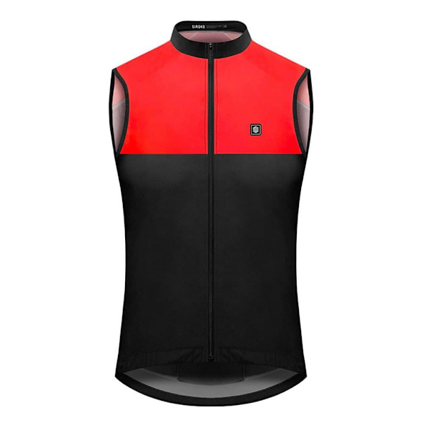 Siroko Gilet V1 Rød,Sort S Kvinde