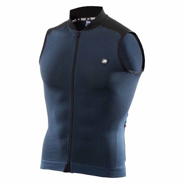 Sixs Clima 2 Ärmlös Cykeltröja Blå 2XL Man