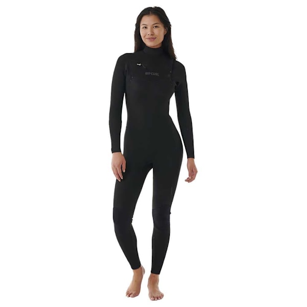 Rip Curl Langærmet Neoprendragt Med Brystlynlås Wms Dawn Patrol 3/2 Mm Gb Sort 4