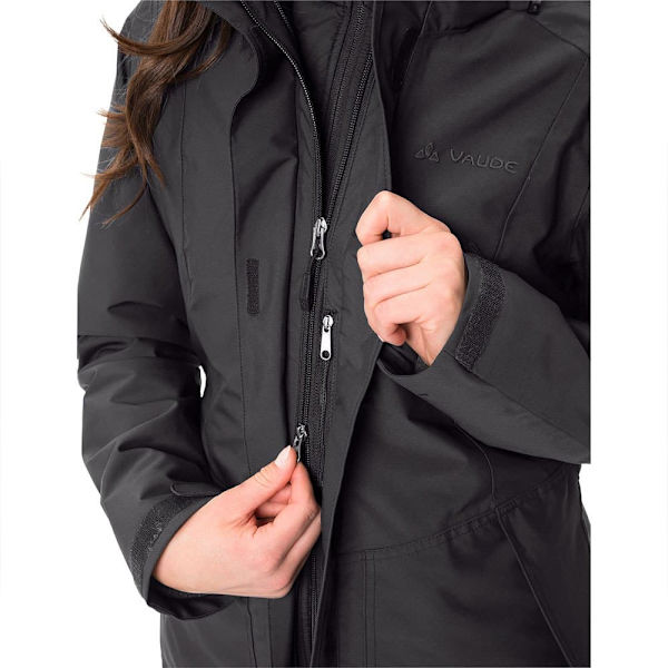 Vaude Jacka Idris 3 In 1 Iii Svart 36 Kvinna