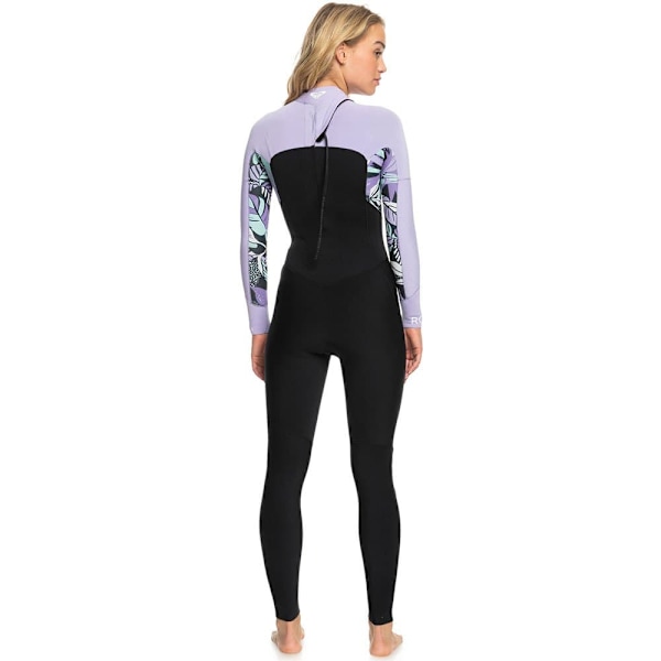 Roxy 3/2 Mm Swell Series Langærmet Neopren-dragt Med Lynlås På Ryggen  4