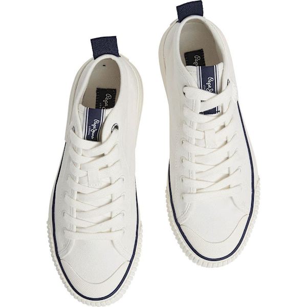 Pepe Jeans Utbildare Industry Basic W Vit EU 40 Kvinna