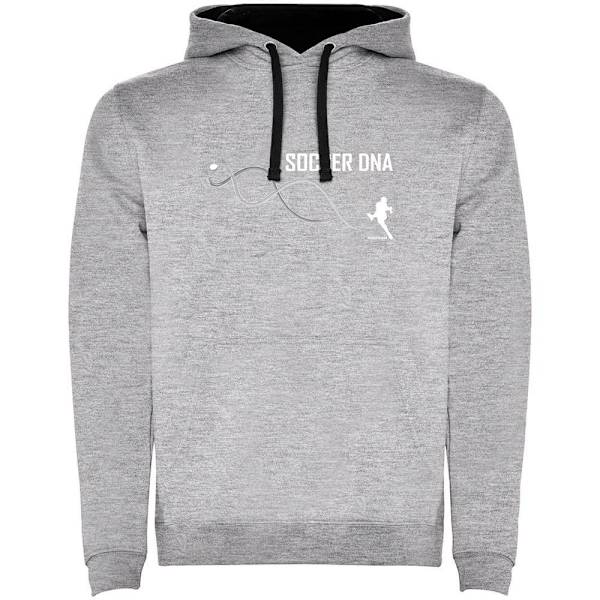 Kruskis Hættetrøje Soccer Dna Two-colour Grå 2XL Mand