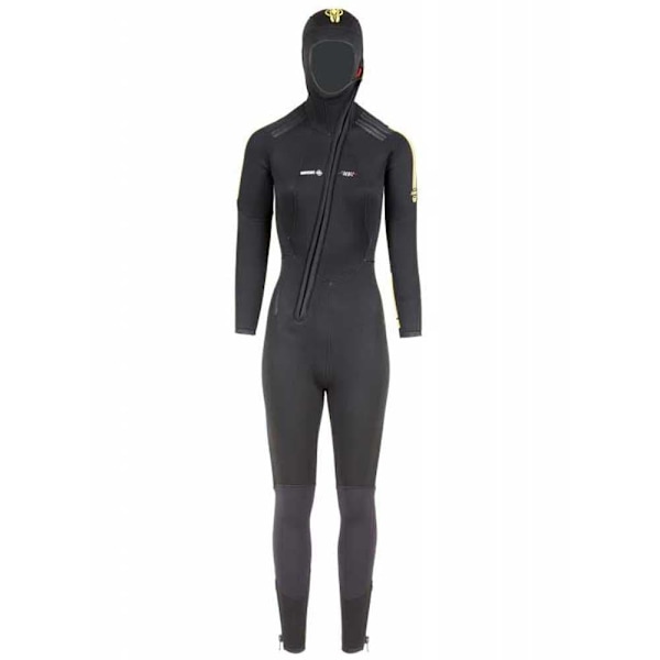 Beuchat 1dive With Hood Dykkerdragt 7 Mm Sort XS