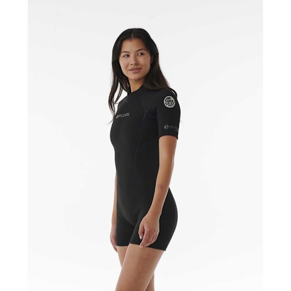 Rip Curl Shorty Med Lynlås Bagpå D/patrol 2/2 Mm Eco Sort 10