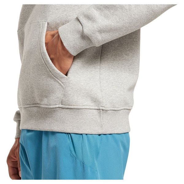 Reebok Tröja Identity Fleece Stacked Logo Pullover Grå S Man