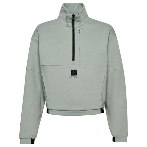 Superdry Tröja Med Halv Dragkedja Code Tech Grönt L Kvinna