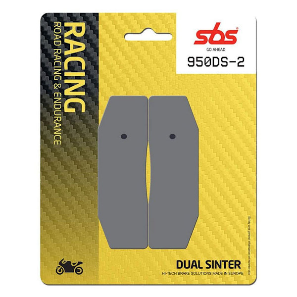 Sbs Dual Dynamic Racing Concept 950ds-2 Sintrede Bremseklodser Gylden