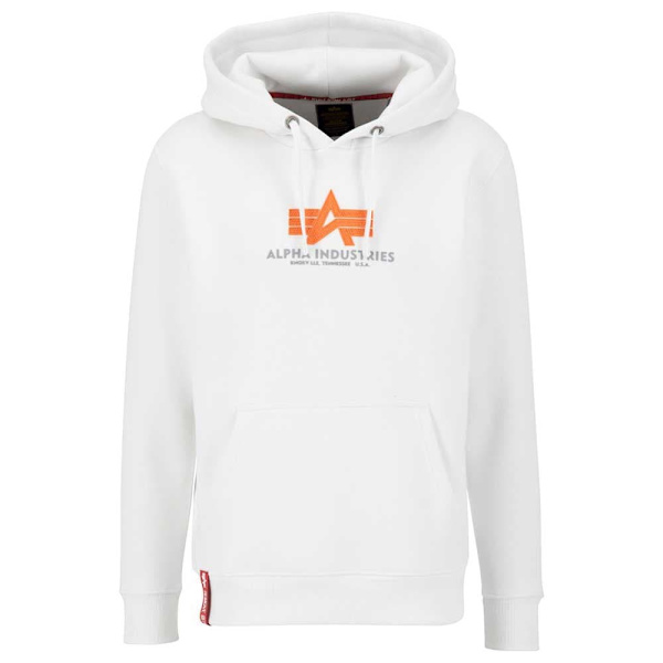 Alpha Industries Basic Rubber Huppari Valkoinen M Mies
