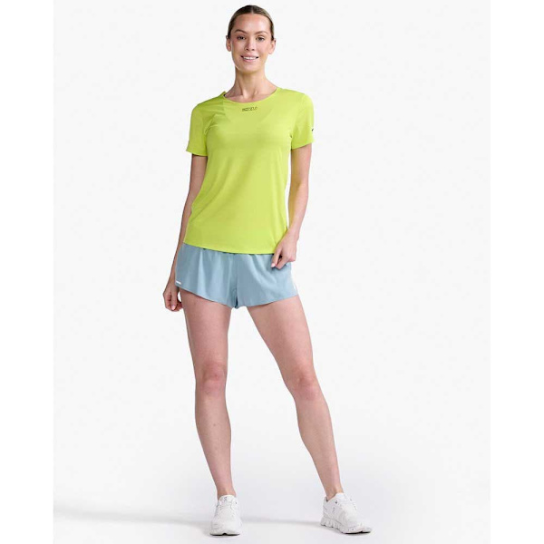 2xu Kortærmet T-shirt Light Speed Tech Gul L Kvinde