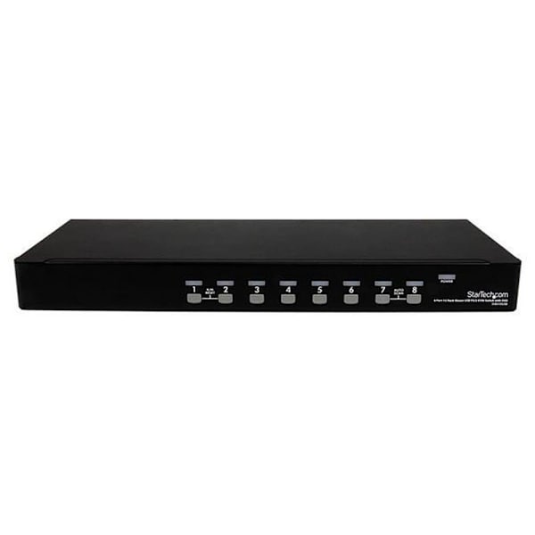 Startech Switch Kvm 8x Vga Usb 1u Ps/2 Sort