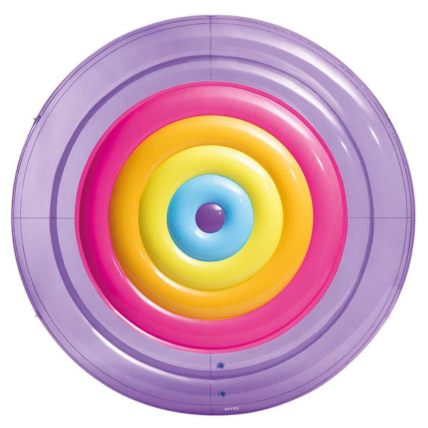 Intex Pool Luftmadrasser Rainbow Fiesta Beach Ø201cm  Ø201cm