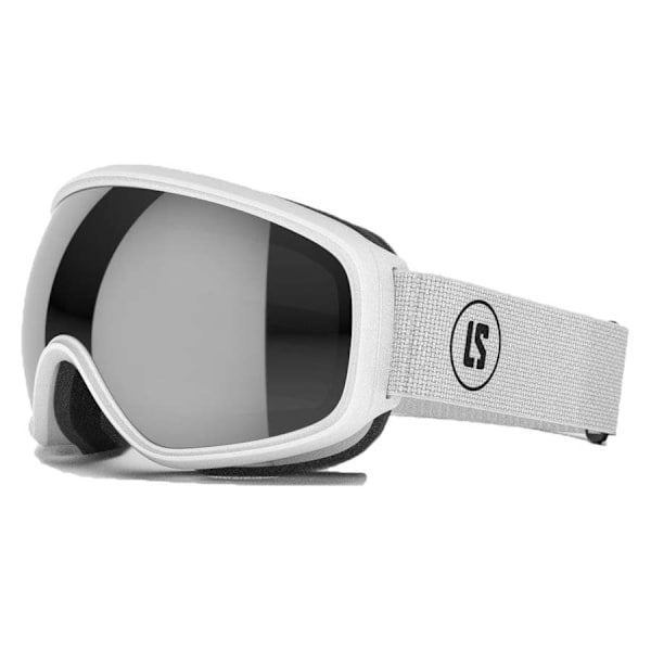 Loubsol Ls4 Skibriller Hvid Miroir Standard Silver/CAT3